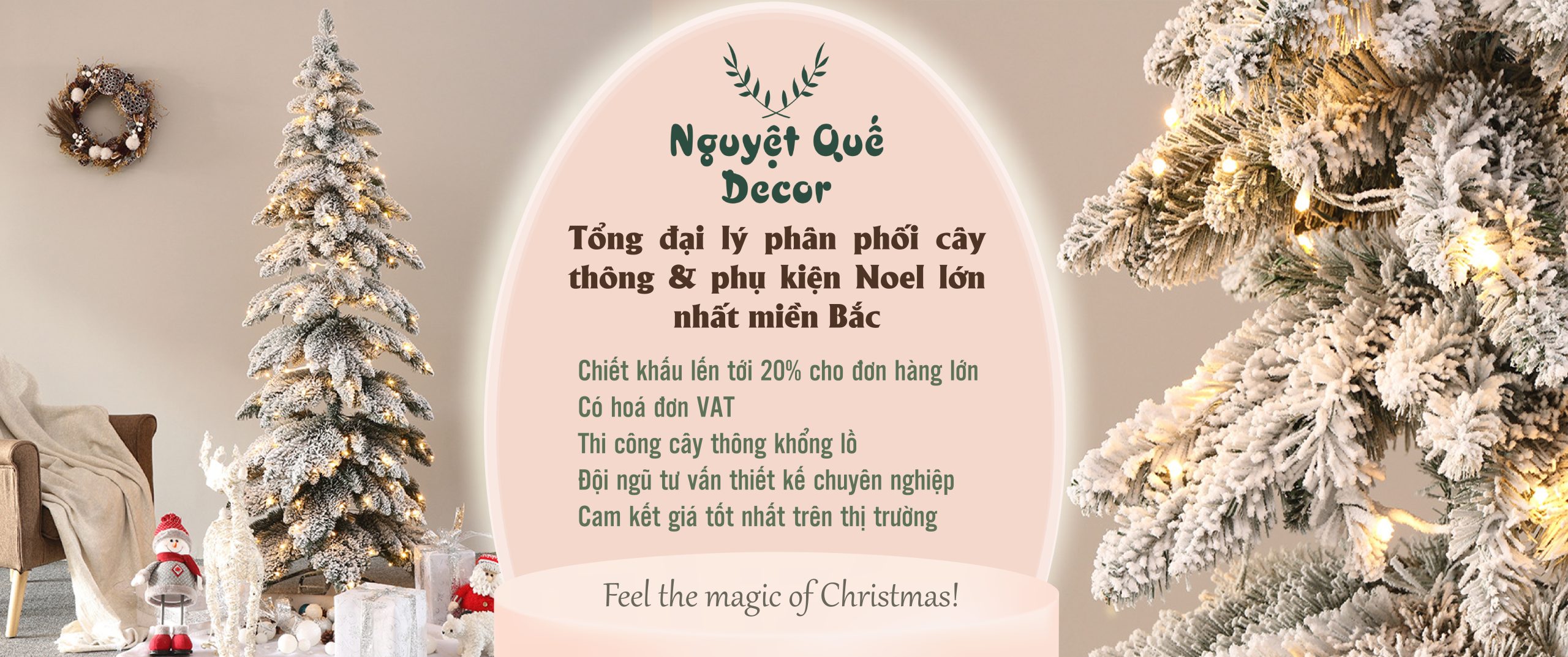 Cây thông Noel Hà Nội – Chuyên cung cấp phụ kiện Giáng sinh, cây thông Noel,  cây thông khổng lồ